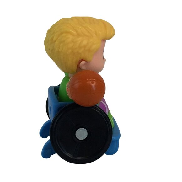 Fisher Price Little People Boy Figures Lot of 4 Wheelchair Basketball 2015 2016 - Picture 5 of 13